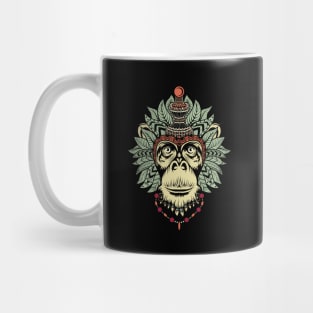 Monkey King Drawing Illustration Mug